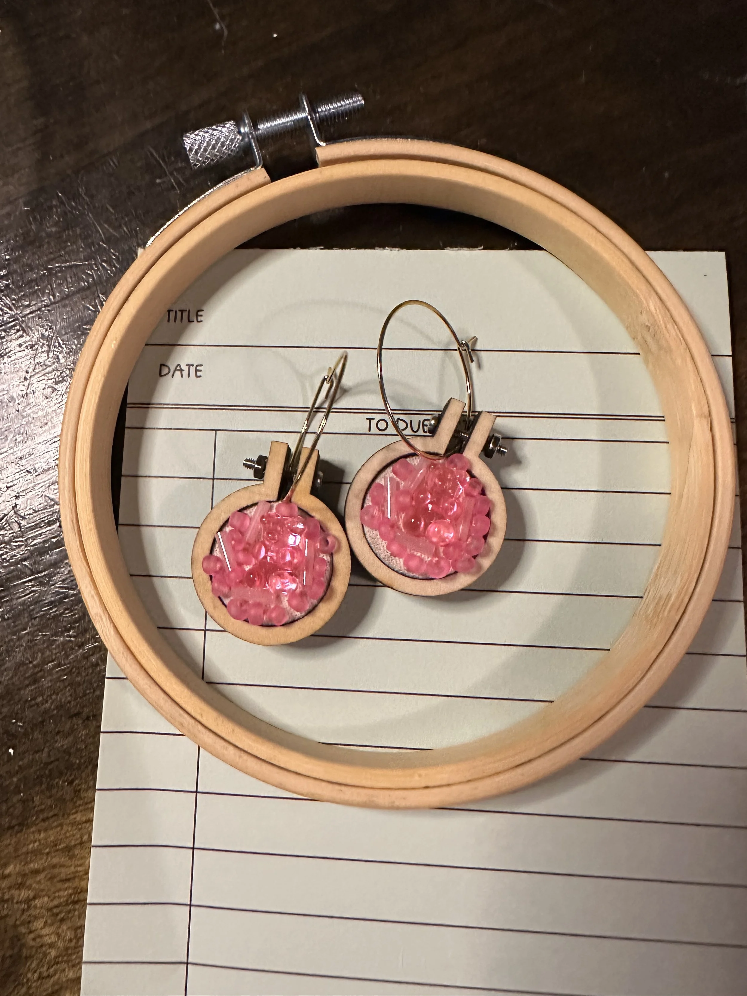 Gummi Bear Earrings (Pink)