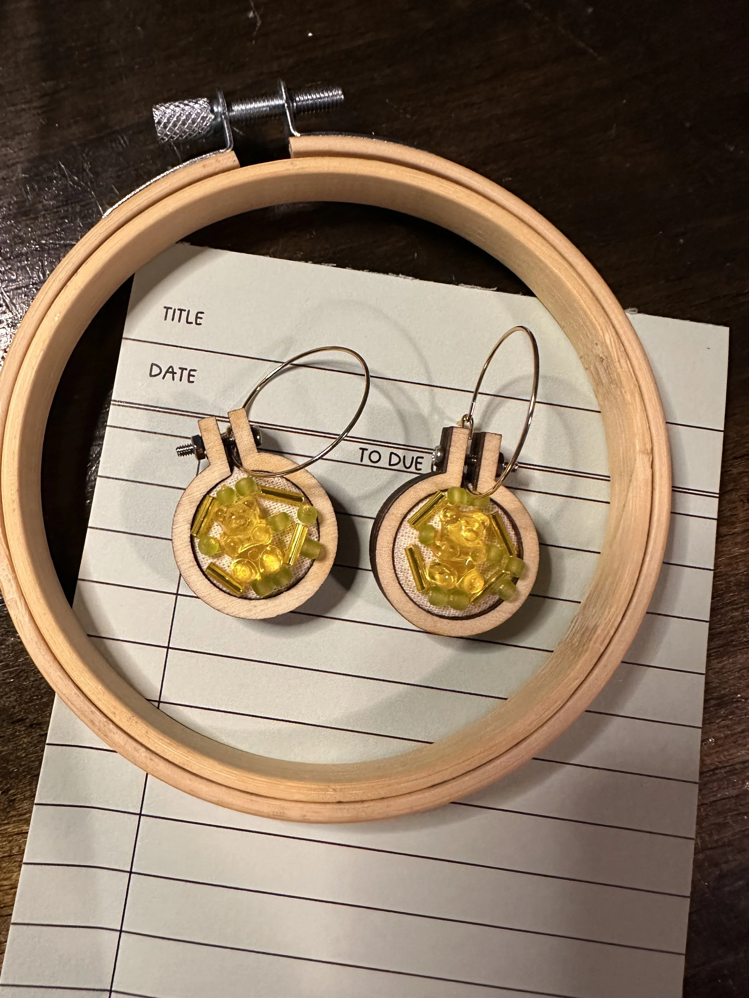 Gummi Bear Earrings (Yellow)