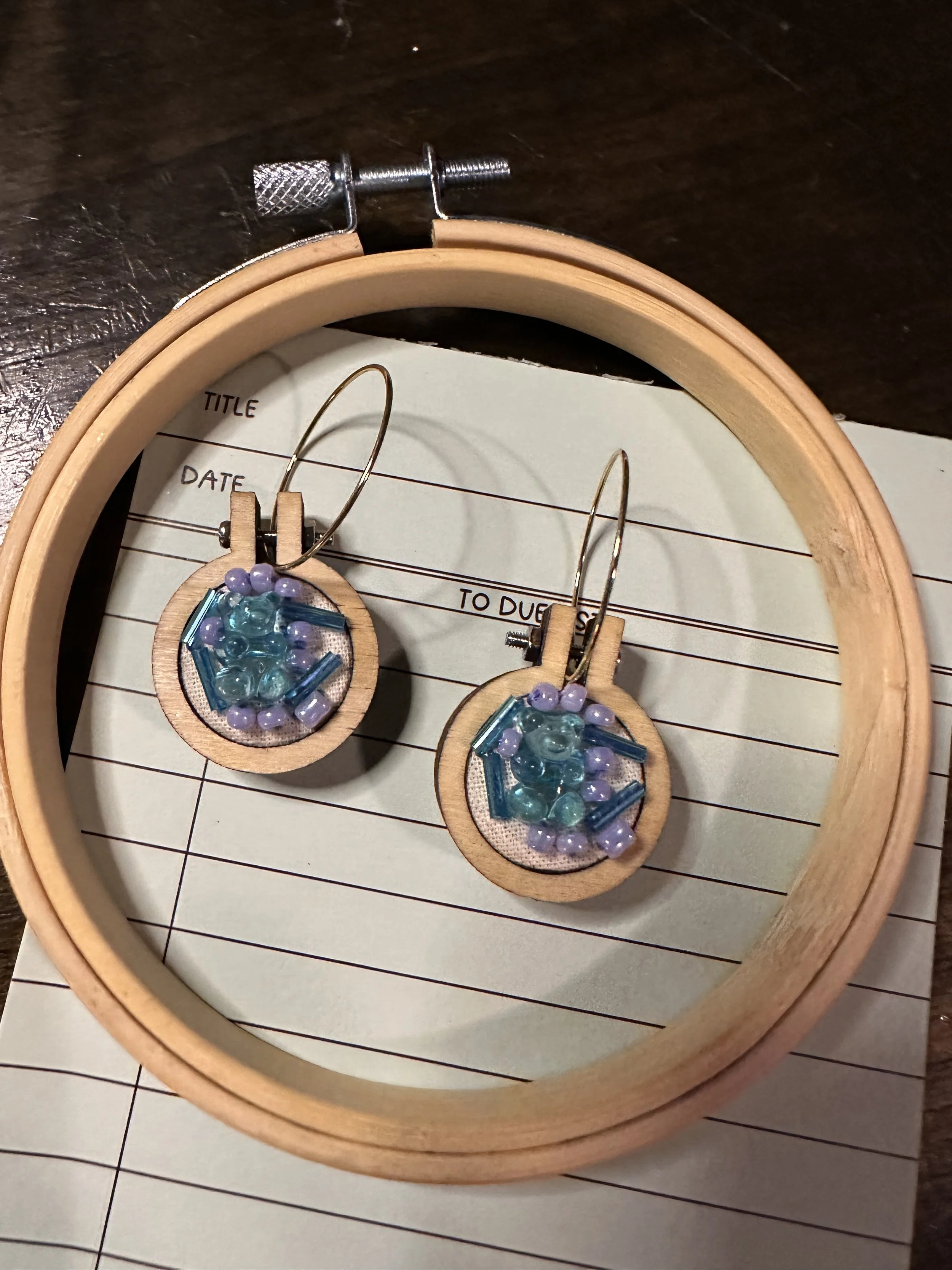 Gummi Bear Earrings (Blue)