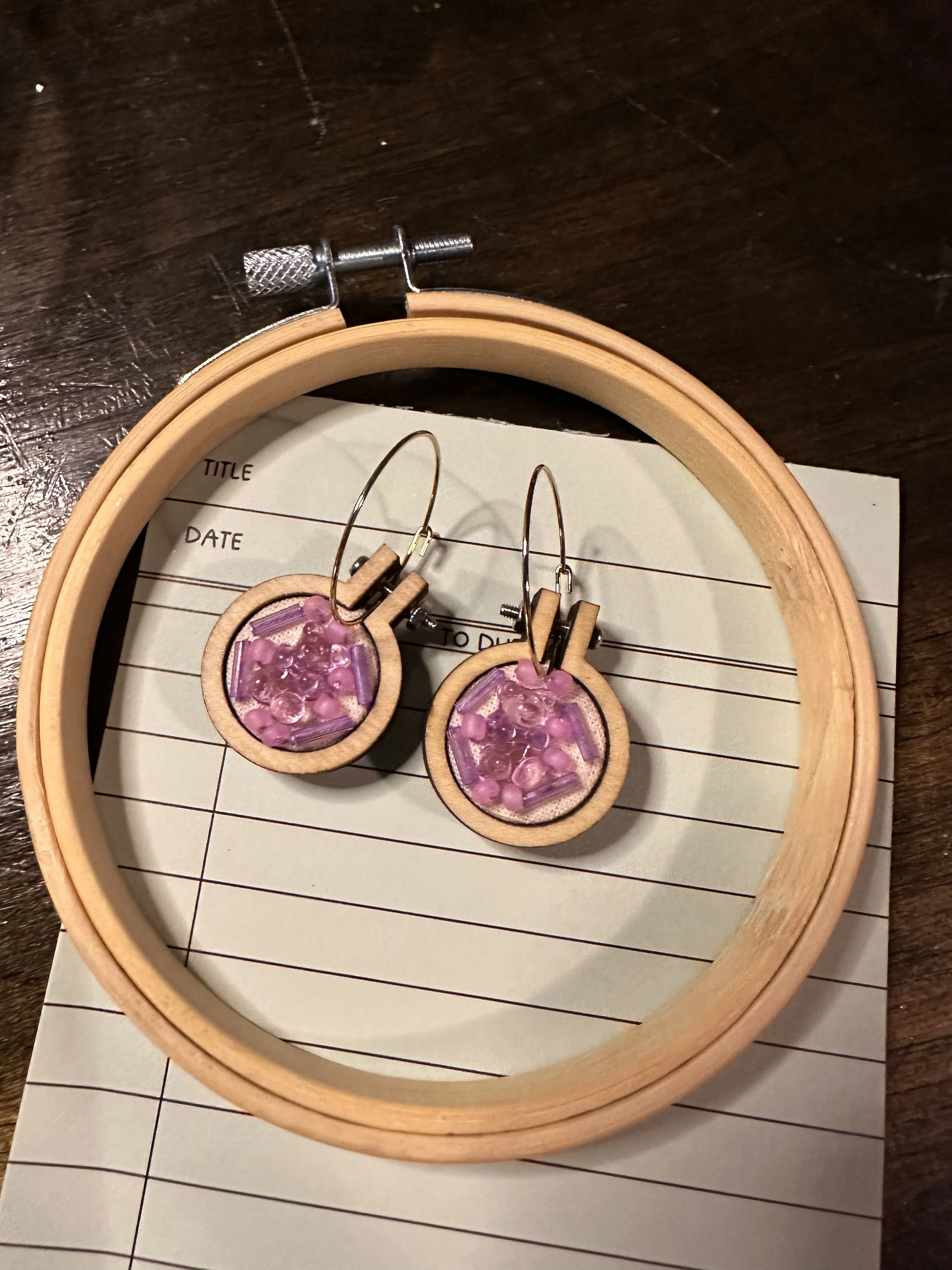 Gummi Bear Earrings (Purple)