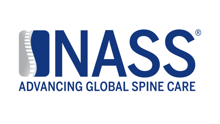 NASS logo with a stylized spine graphic and the tagline "Advancing Global Spine Care"