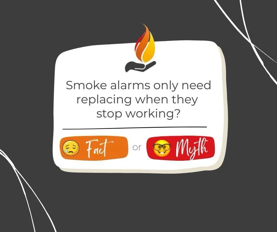FACT or MYTH ... Smoke alarms only need replacing when they stop working ! Comment 😢 below if you think this is true or 🤓 if you think this is false.
>
>
>
>
>
>

This is absolutely a myth ! In NSW, smoke alarms should be replaced