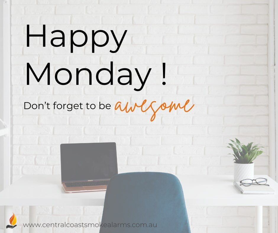 Mondays get a bad rap&mdash;but really, they&rsquo;re a fresh page. A chance to set intentions, plan goals, and decide how you want the week to unfold. #motivationmonday #goals #SmokeAlarmsSaveLives