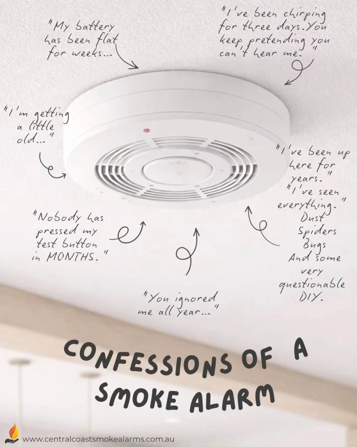 Things you wont hear from a CCSAS serviced smoke alarm !!

#smokealarm #realestateagent #FridayFunny