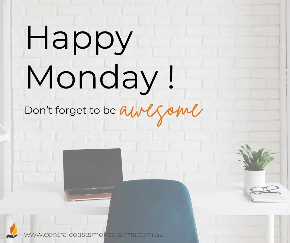 Mondays get a bad rap&mdash;but really, they&rsquo;re a fresh page. A chance to set intentions, plan goals, and decide how you want the week to unfold. #motivationmonday #goals #SmokeAlarmsSaveLives