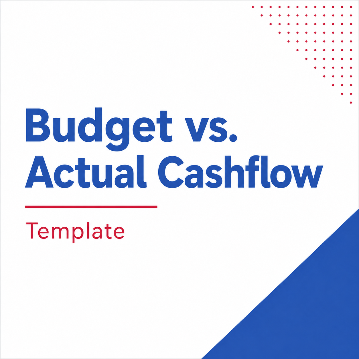 Budget vs Actual Cashflow