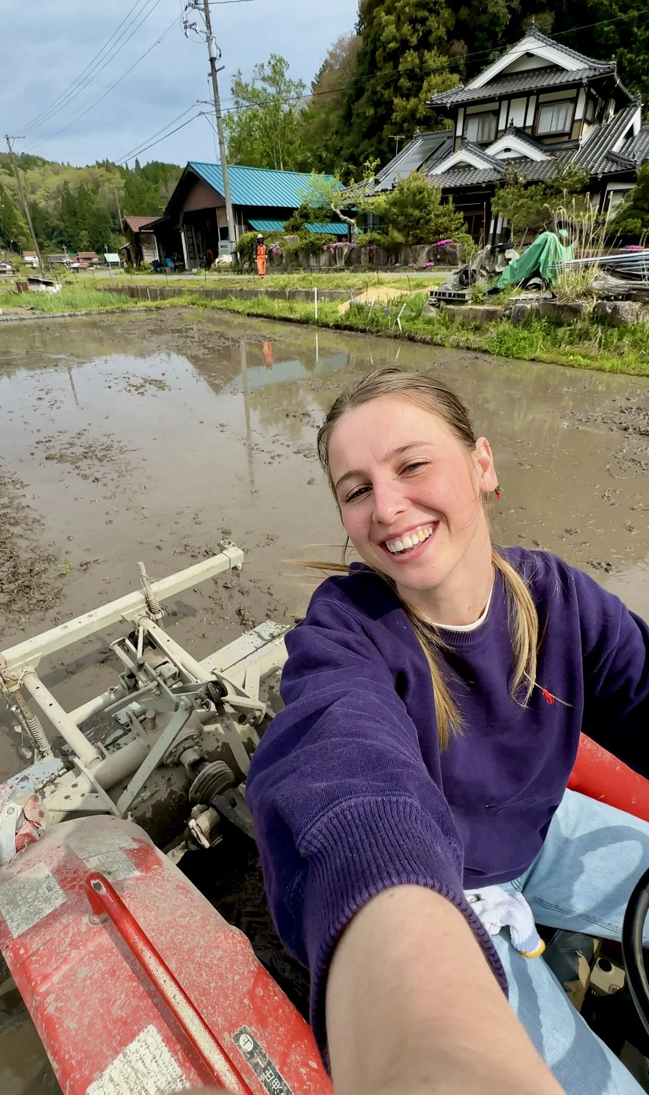Working on the countryside of japan during a working holiday visa