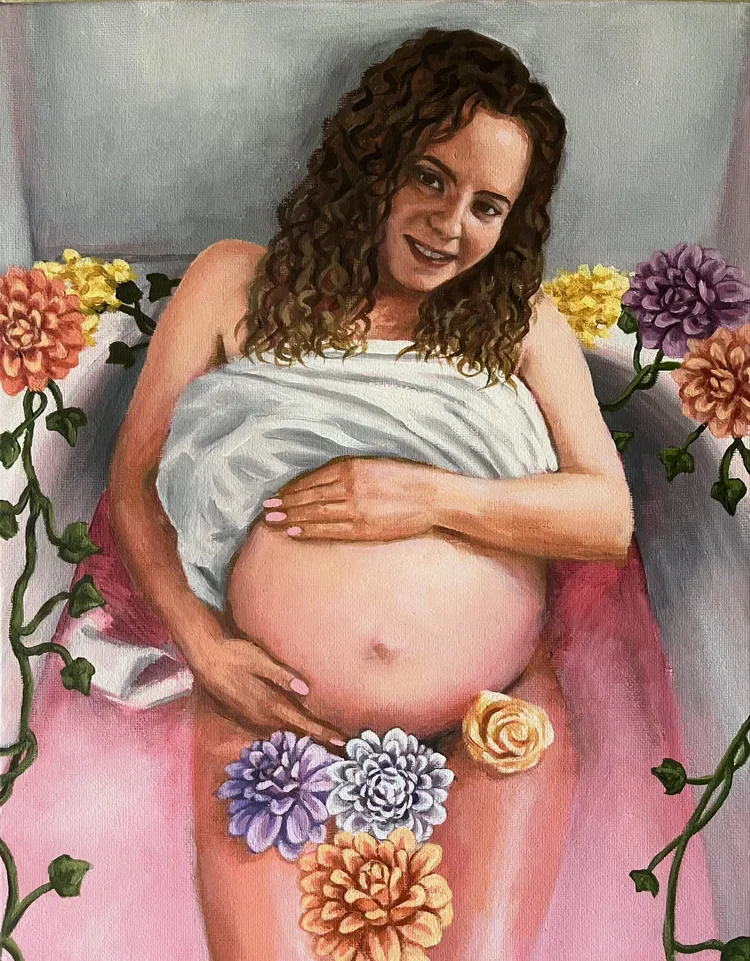 Tiffany By Nicole McKinney, Oil Paint on Canvas, 11 inches by 14 inches, Finished in October 2024.