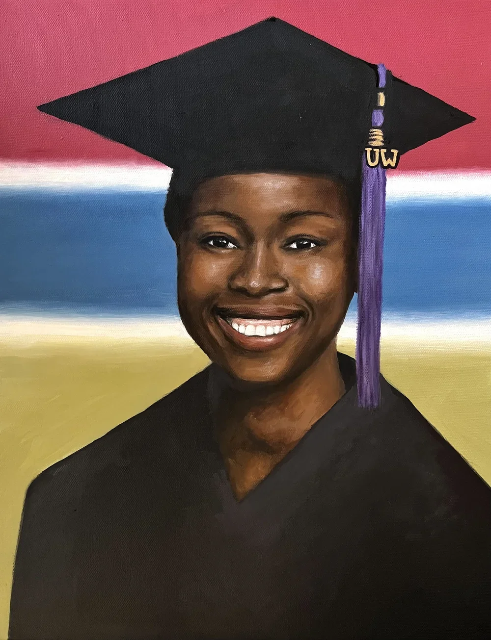 Isa By Nicole McKinney, Oil Paint on Canvas, 14 inches by 18 inches, Finished in December 2022.