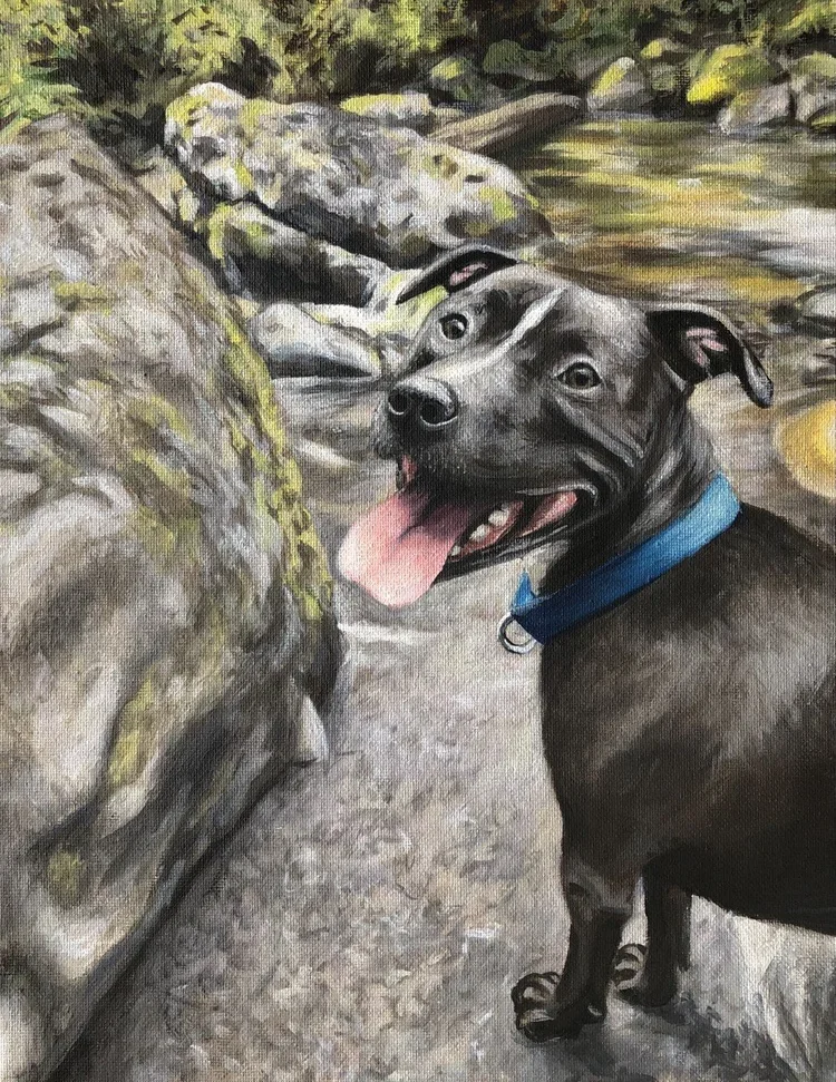 Adventures By Nicole McKinney, Oil Paint on Canvas, 11 inches by 14 inches, Finished in February 2022.