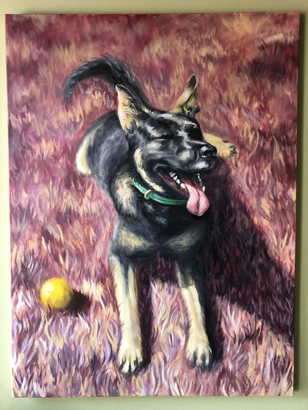 Roozy By Nicole McKinney, Oil Paint on Canvas, 30 inches by 40 inches, finished May 2020.