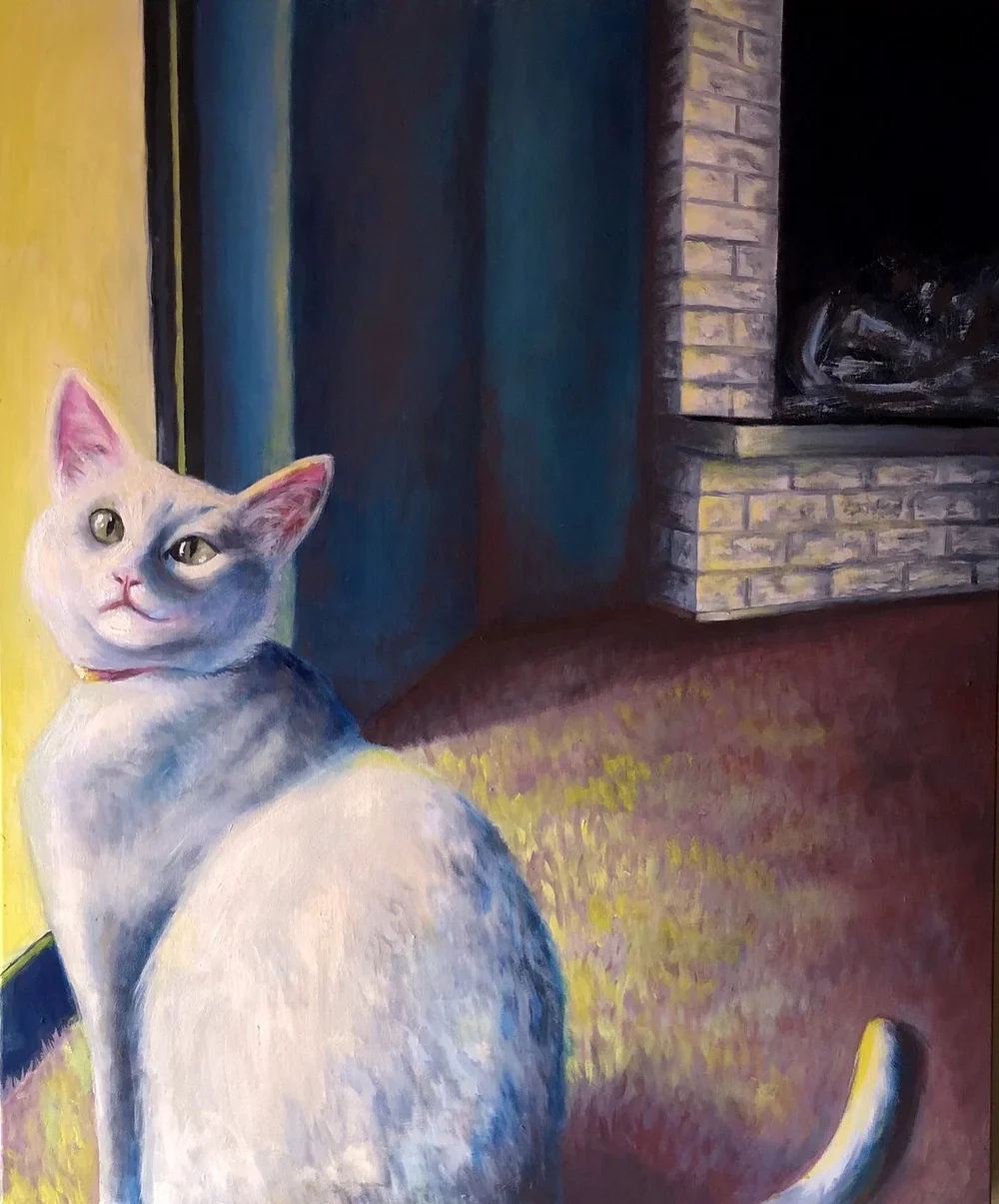 Bella Blanca by Nicole McKinney, Oil Paint on Canvas, 30 inches by 36 inches, finished May of 2020.