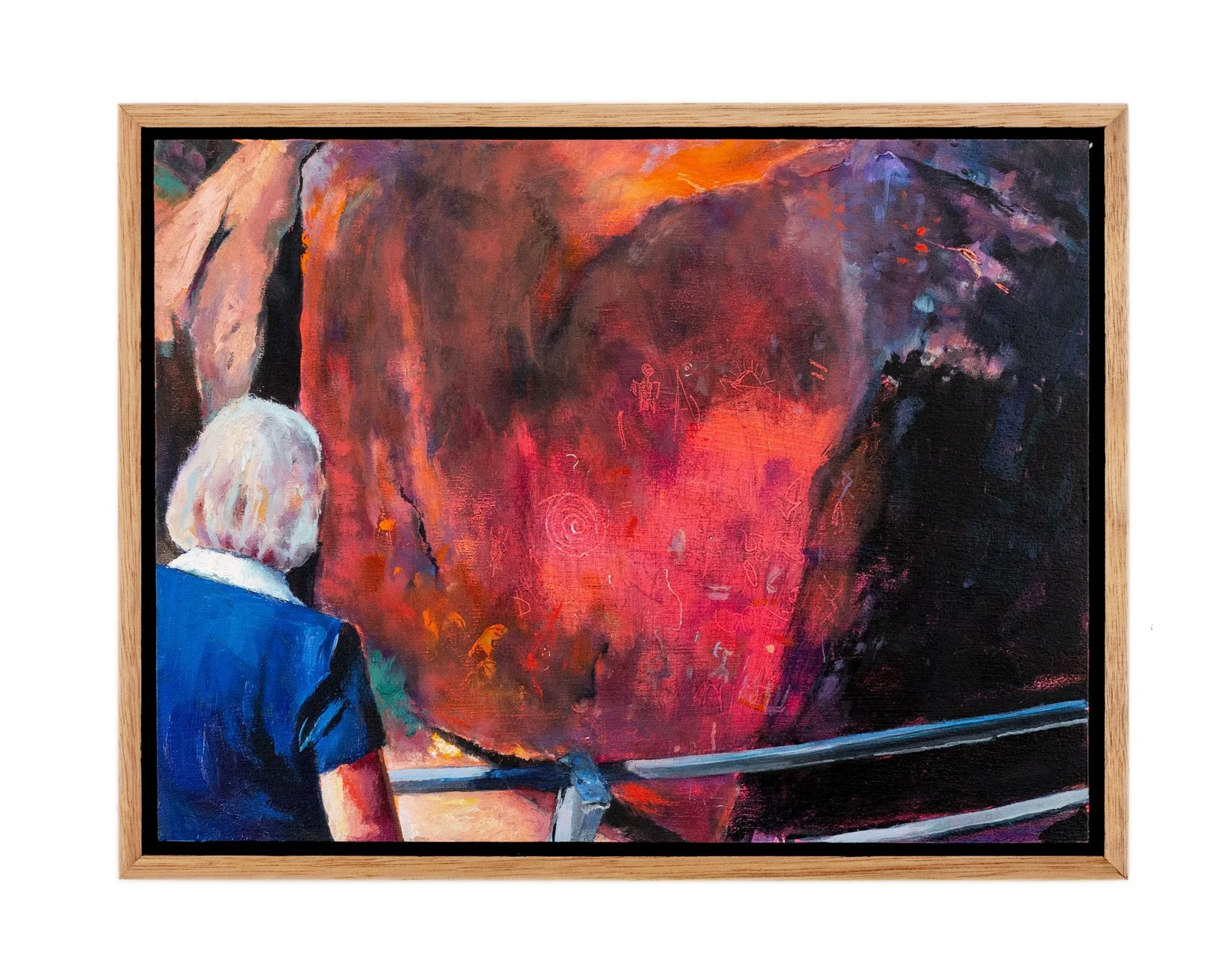 The Scout, 2019, oil on Wood, 25 x 33 cm
