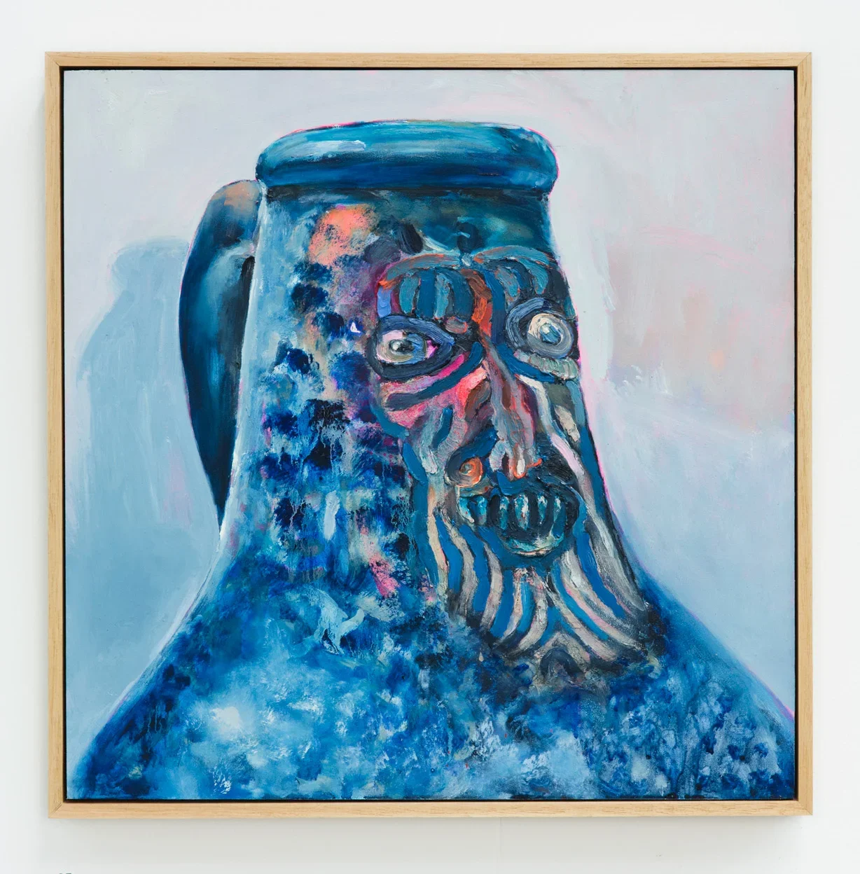 Pelsaert, 2017, oil on wood, 43 x 43cm