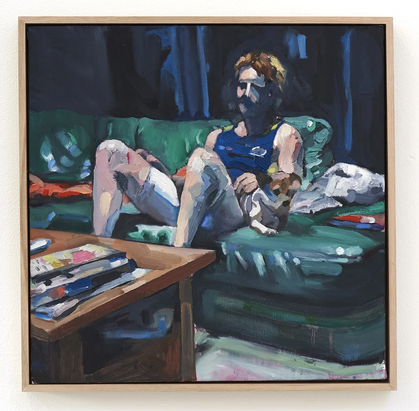 Had a Dog of a Day, 2015, oil on canvas