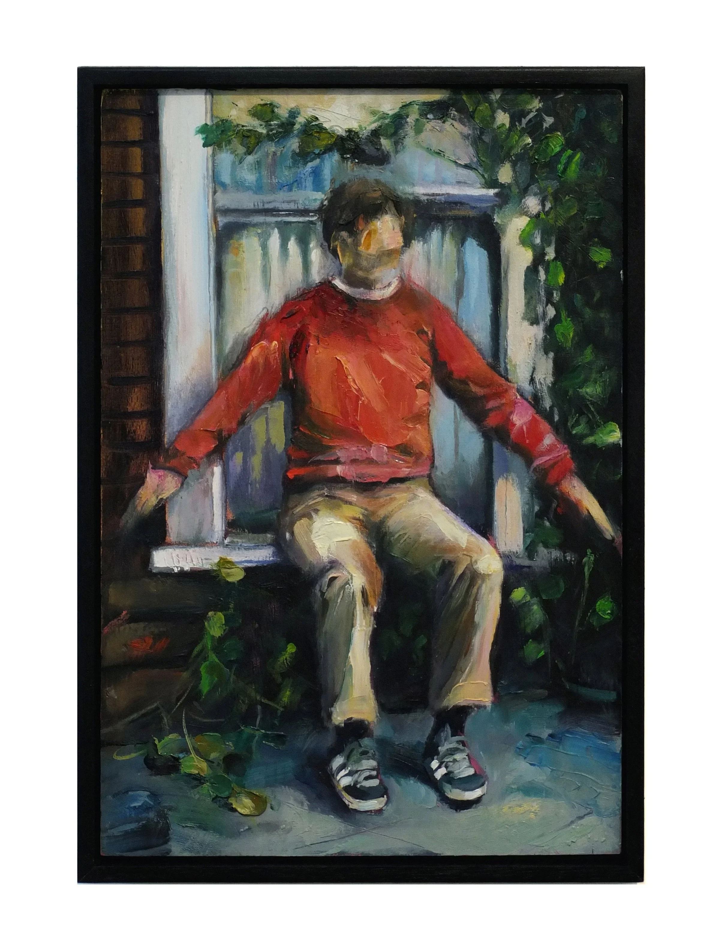 Wish Hard Enough, 2021, oil on wood