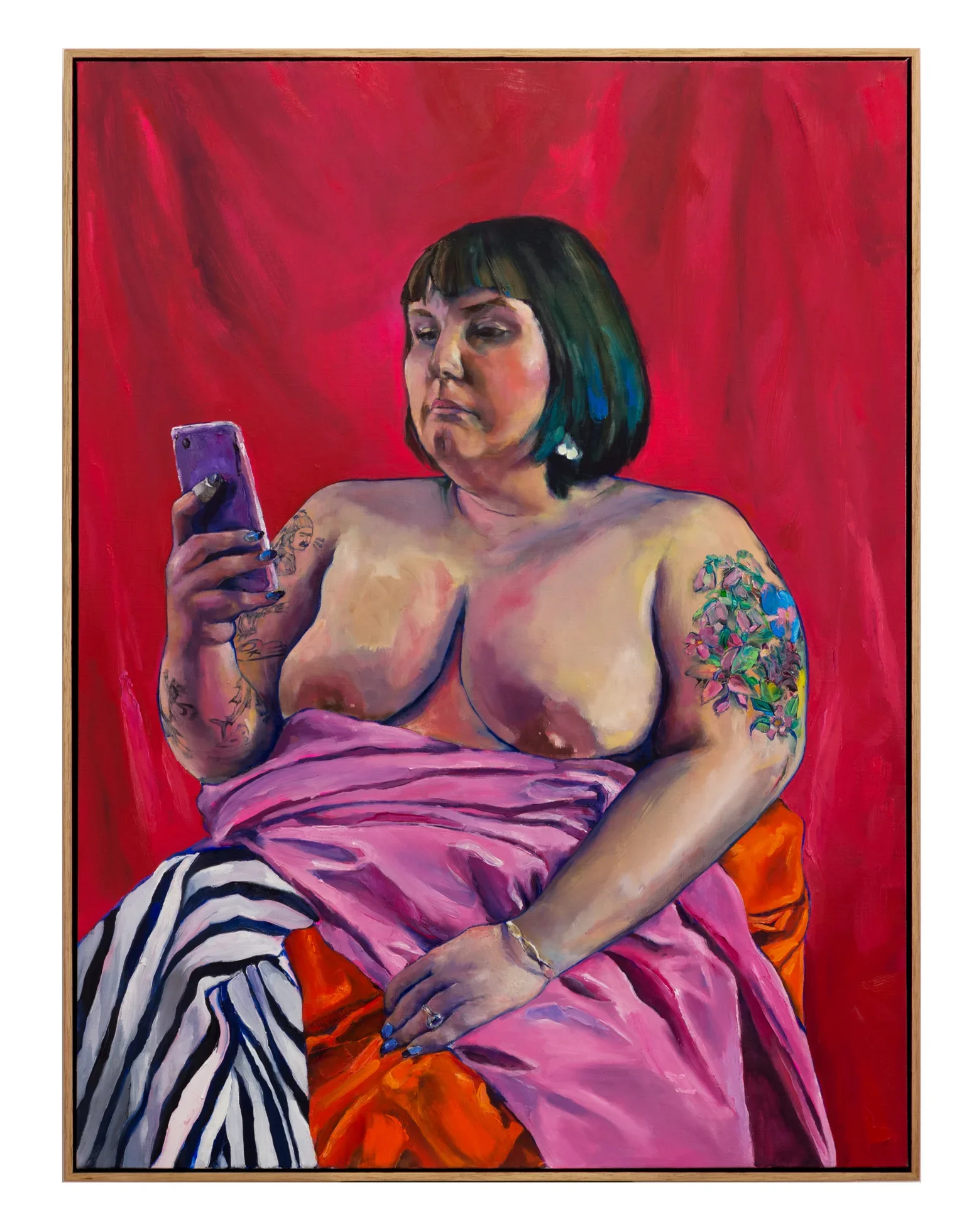 Carla Adams, 2018, oil on linen. Lester prize finalist 