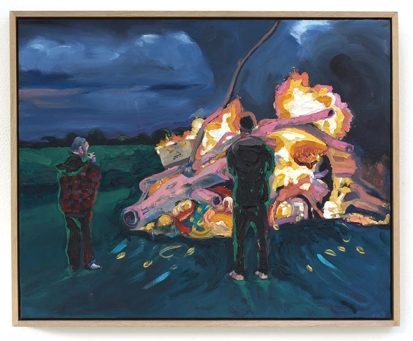 Hope Someone Brought Some Marshmallows, 2015, oil on canvas