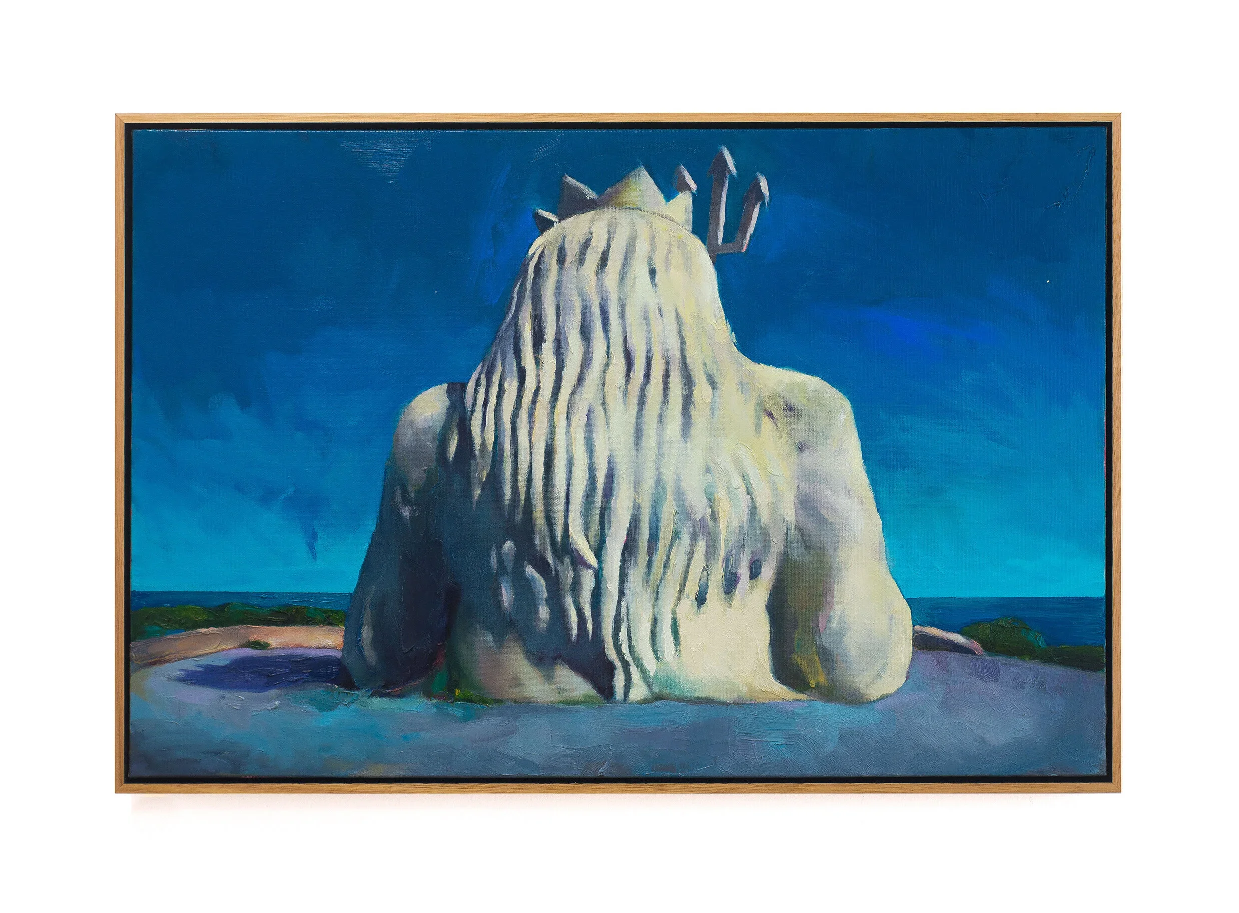 Sun City King, 2020, oil on canvas, 53 x 78cm