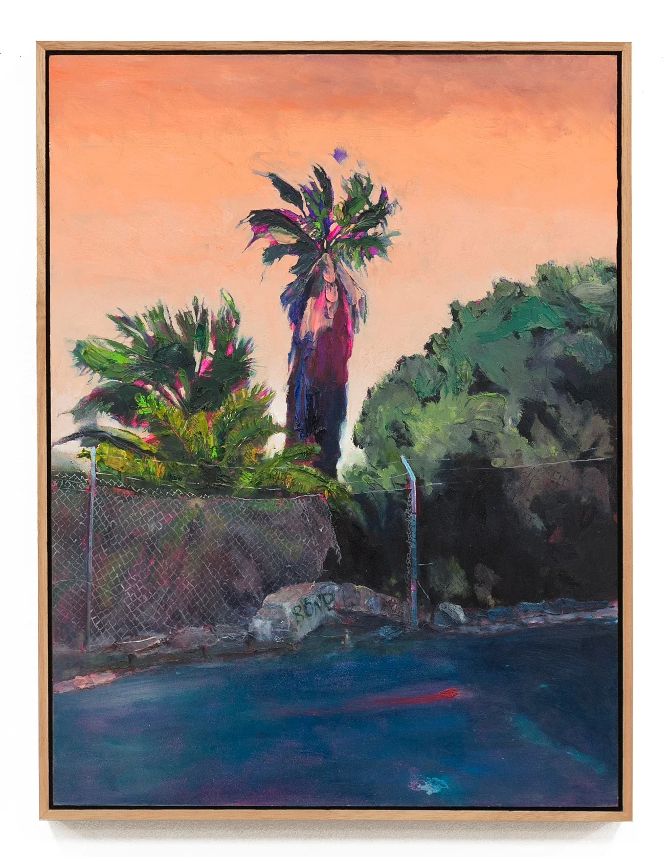 There's some big projects being mooted up there and there's a lot of people living in the northern corridor now (panel 1), 2017, oil on wood, 61 x 46cm. Joondalup Invitation Art Prize