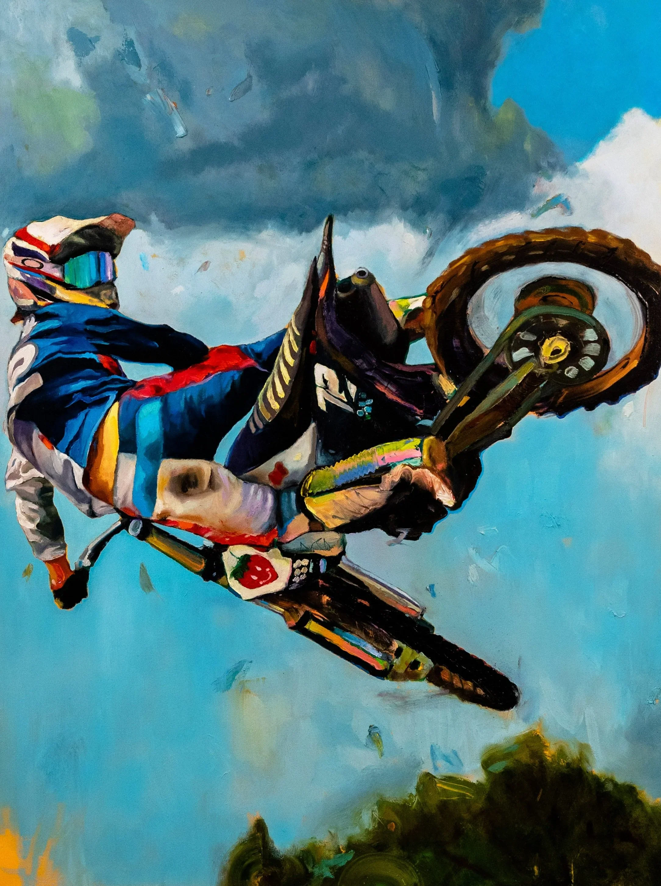 Duffy, 2021, oil on wood, 102 x 76cm