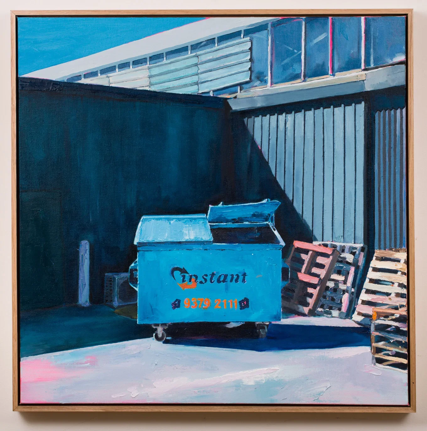 Rudloc, 2017, oil on linen, 62 x 62cm