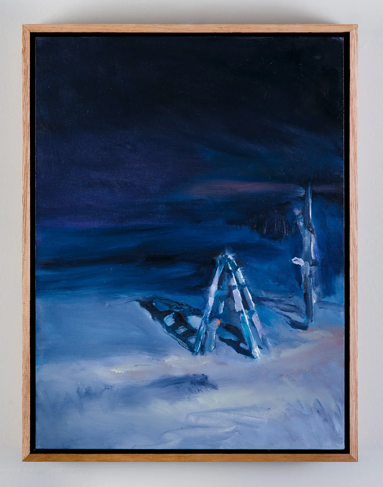 Void, 2018, oil on wood
