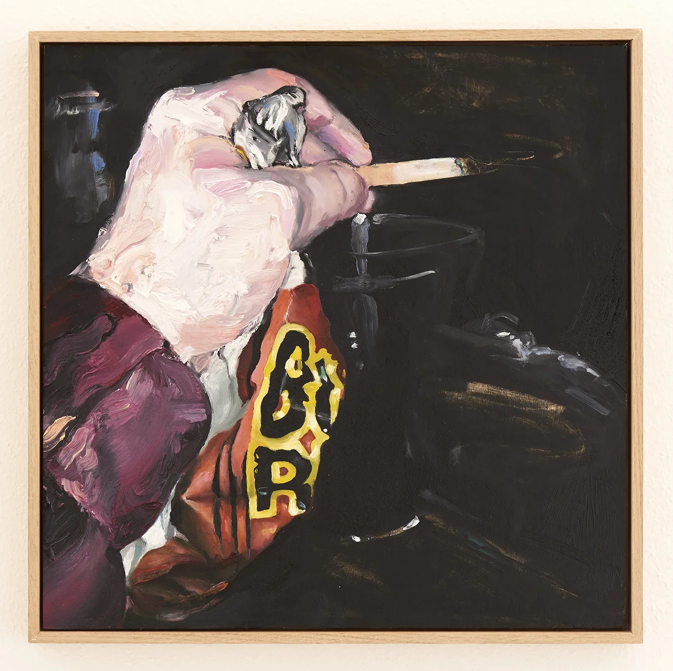 Loose C*nt, 2015, oil on wood 