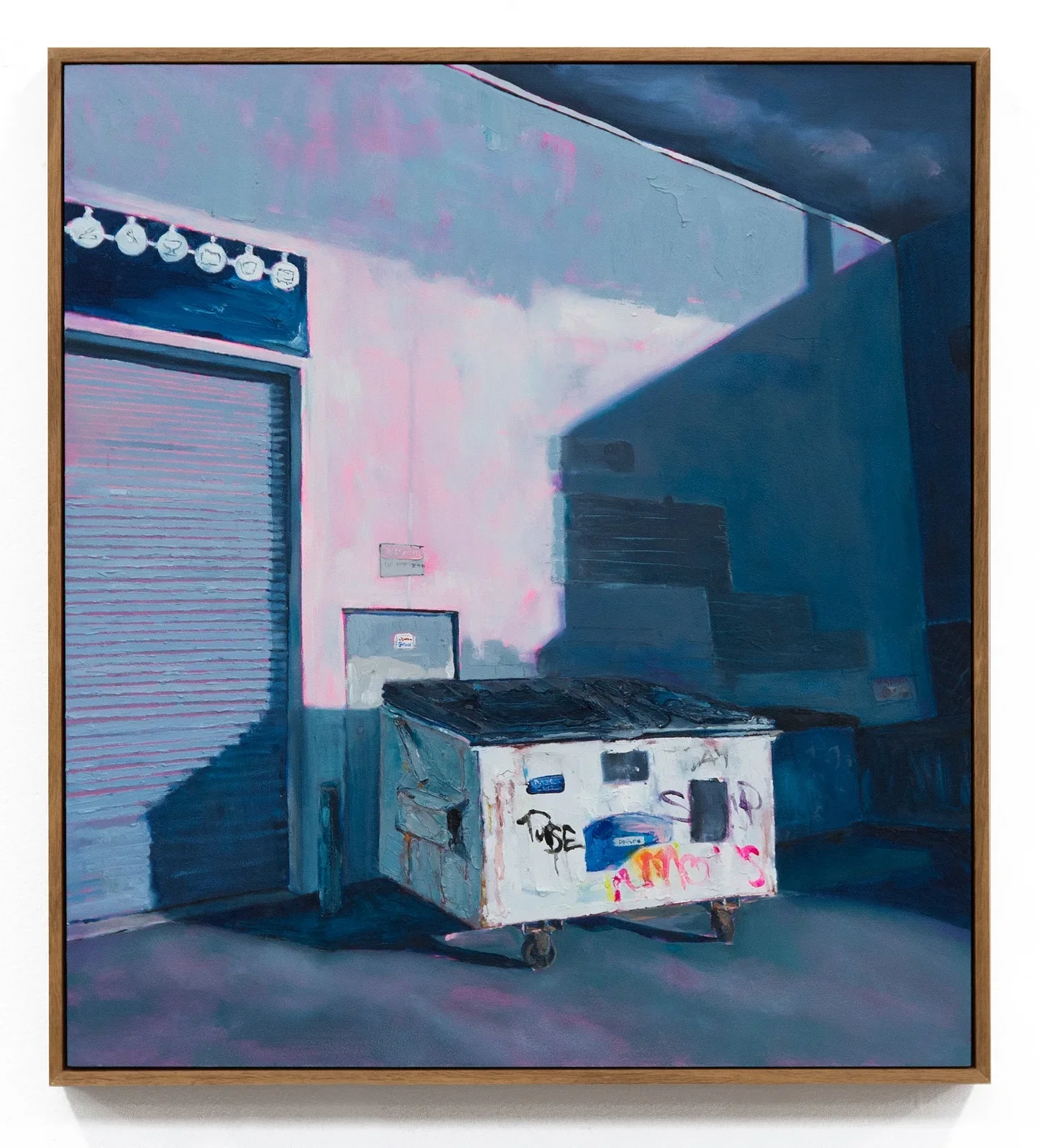 Palmerston, 2017, oil on wood, 60 x 65cm
