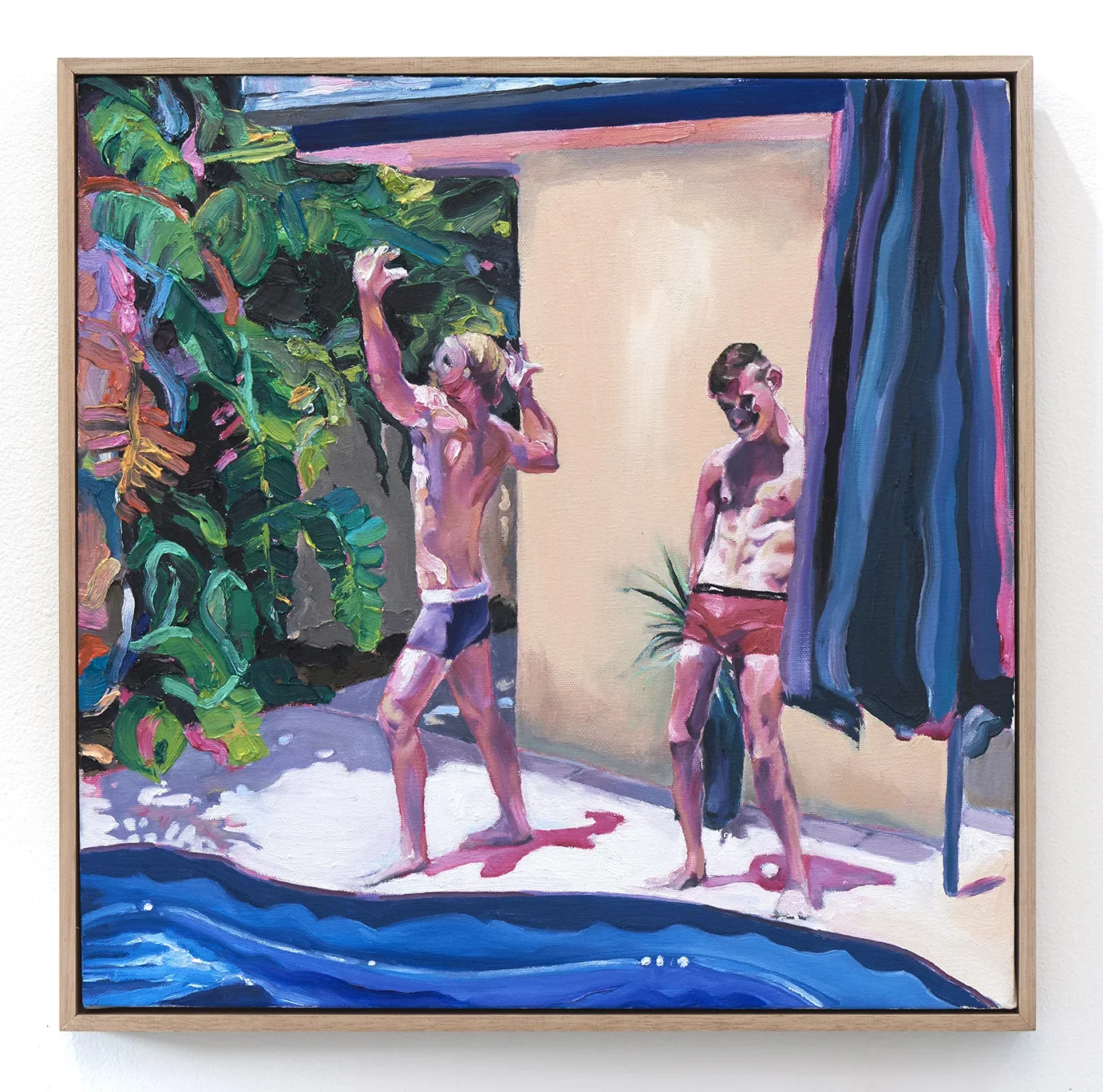 Pool Days, 2015, oil on canvas