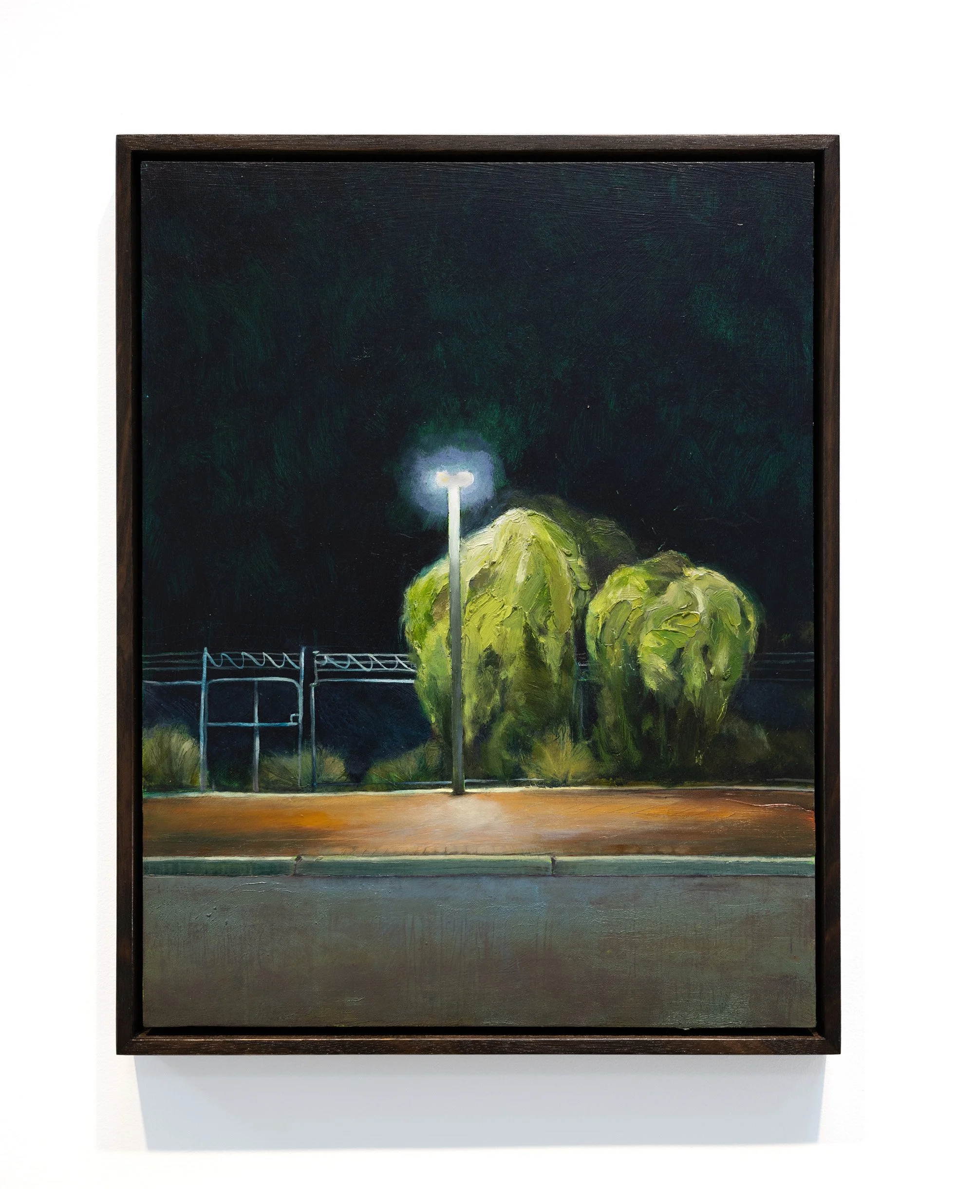 Nocturne, 2026, oil on wood, 48 x 38 cm