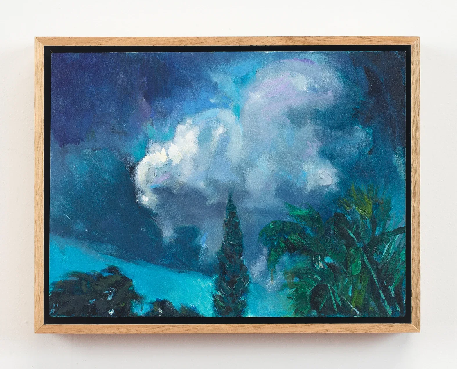 Cloud, 2018, oil on wood, 25 x 33 cm