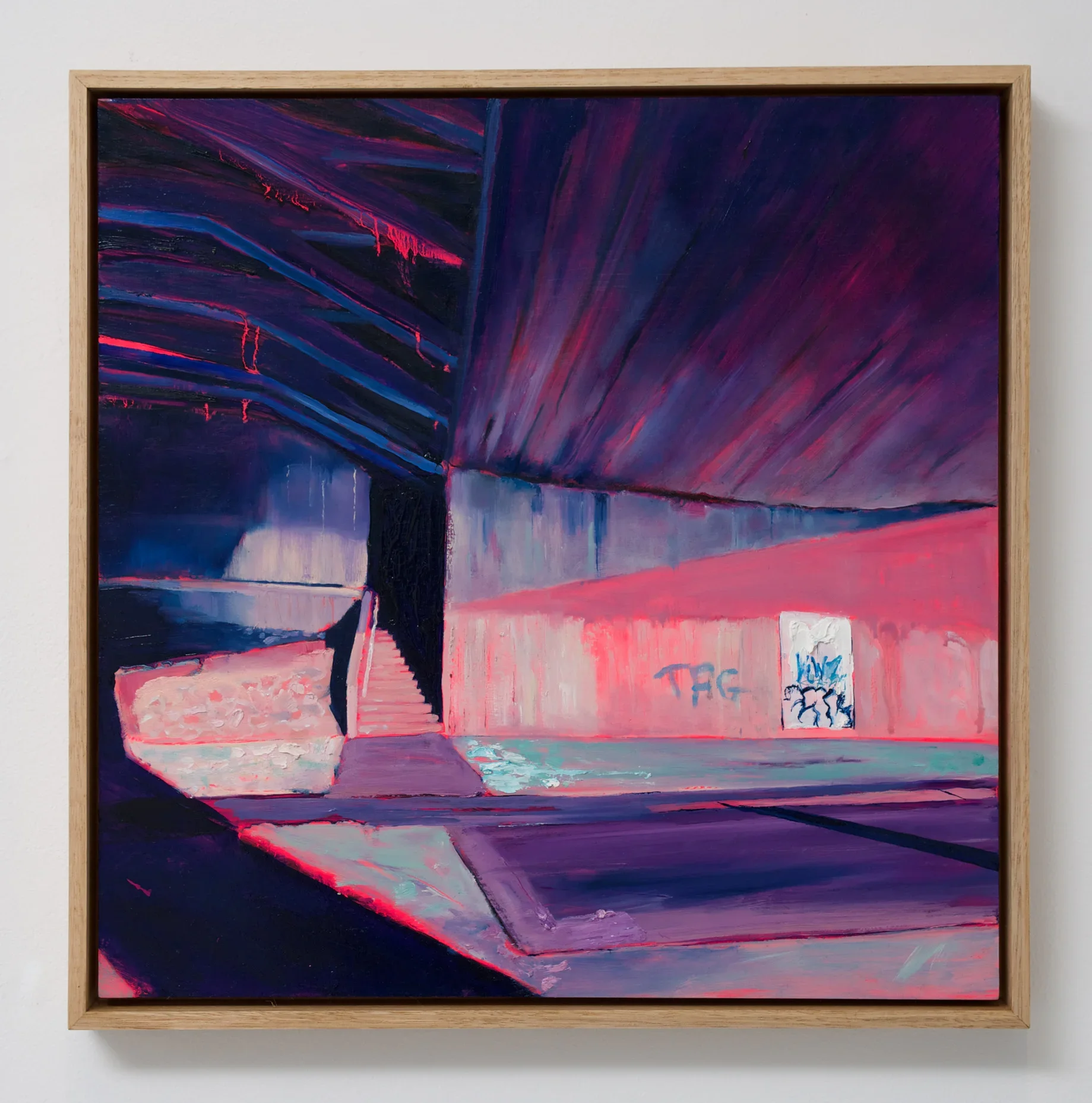 Tonkin, 2016, oil on wood panel