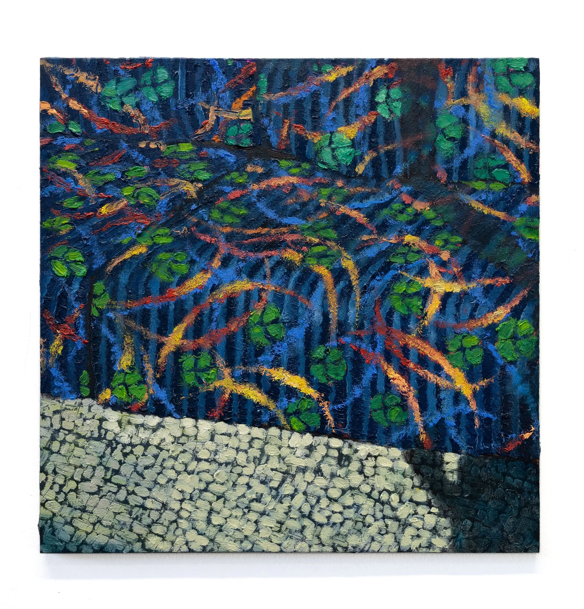 Mote II, 2025, oil on wood, 30 x 30cm