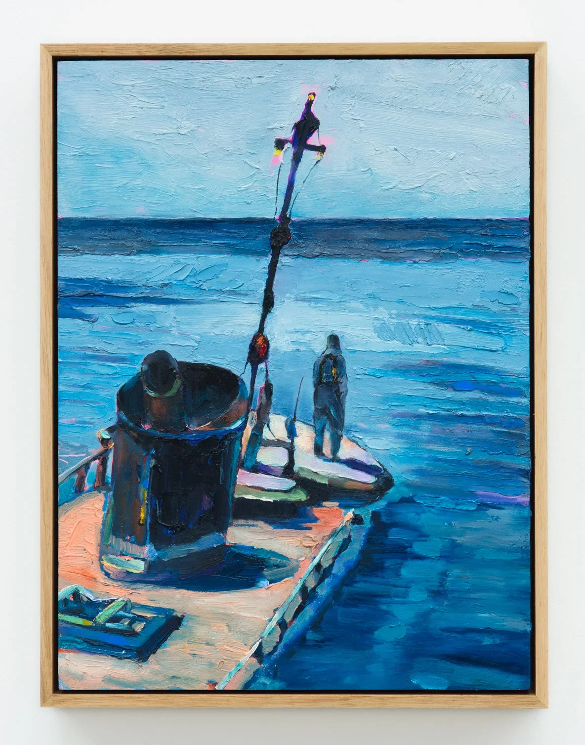 Alkimos (Henry), 2017, oil on wood, 43 x 33cm