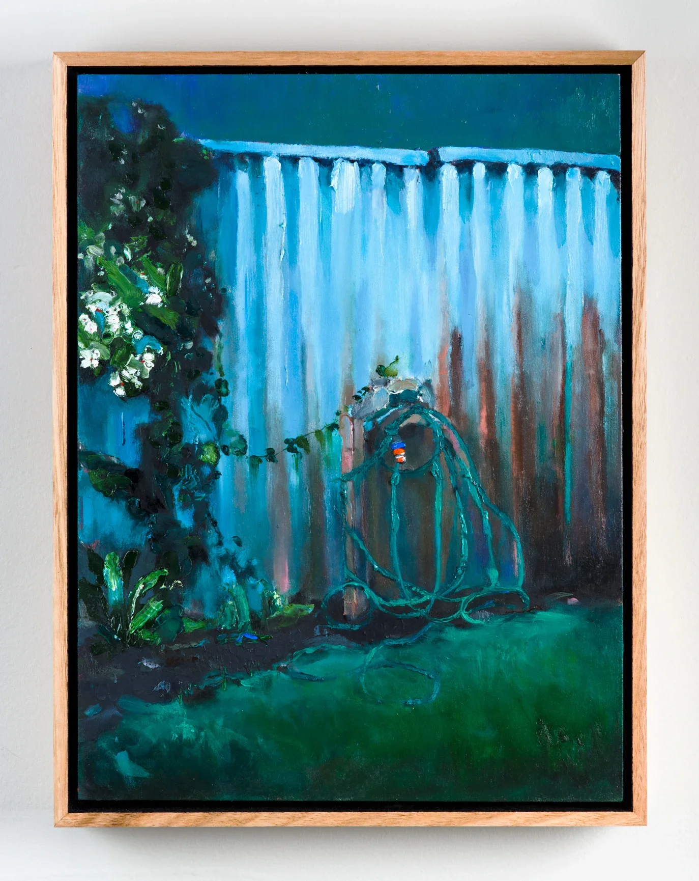 Garden, 2018, oil on wood