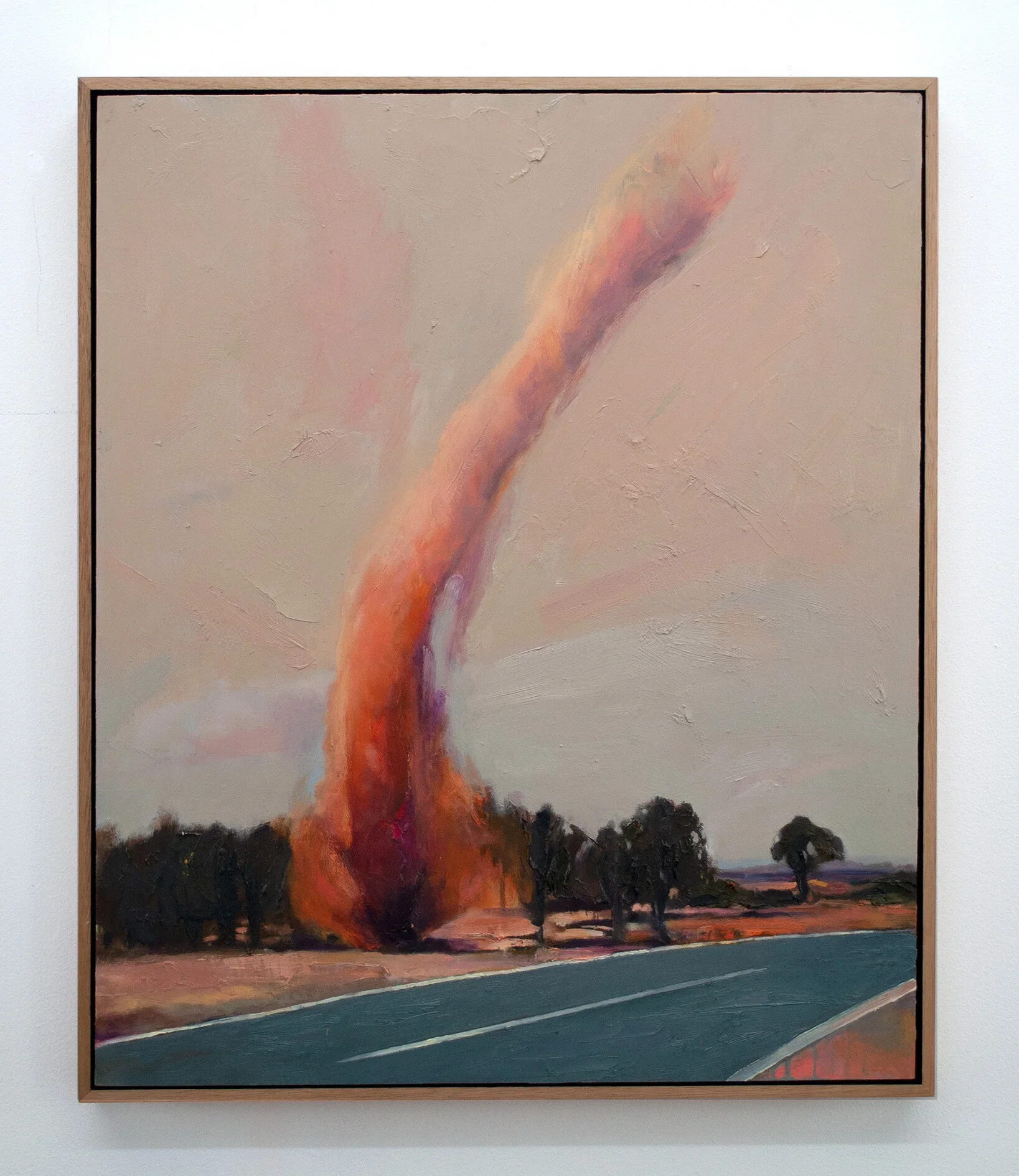 The Wanderer, 2020, oil on wood, 63 x 53cm