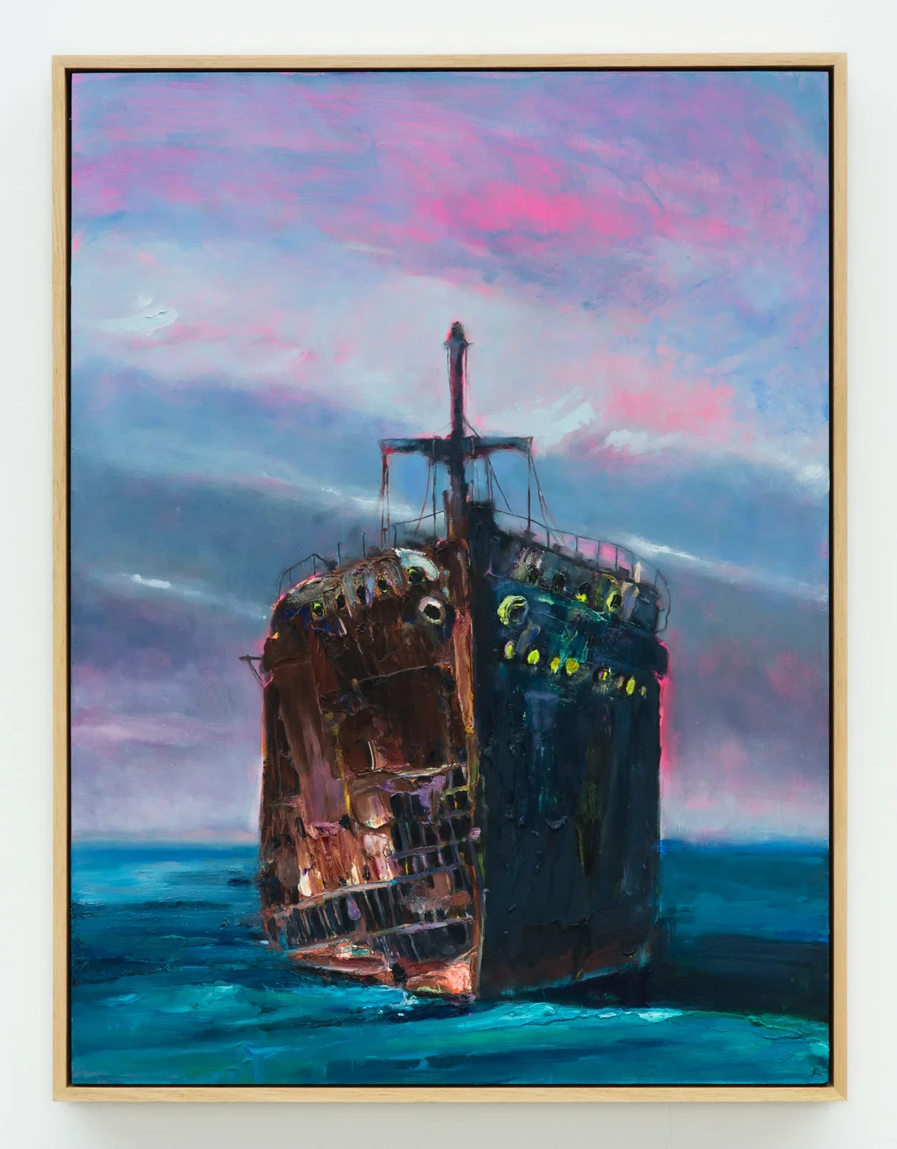 Alkimos (Hulk), 2017, oil on wood, 48 x 63cm