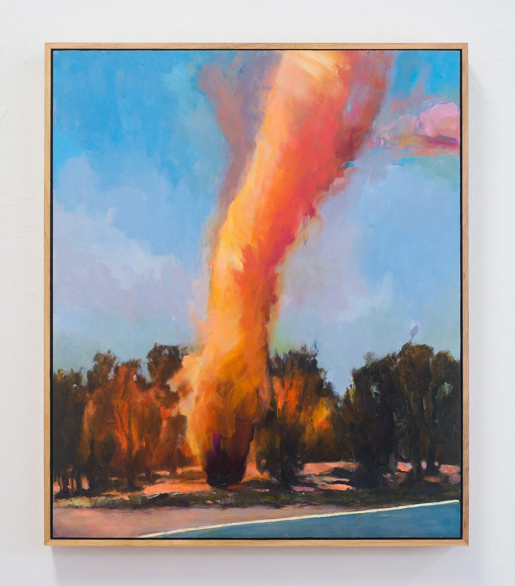 Daylight Ghost, 2020, oil on wood, 63 x 53cm. City of Melville Art Collection 