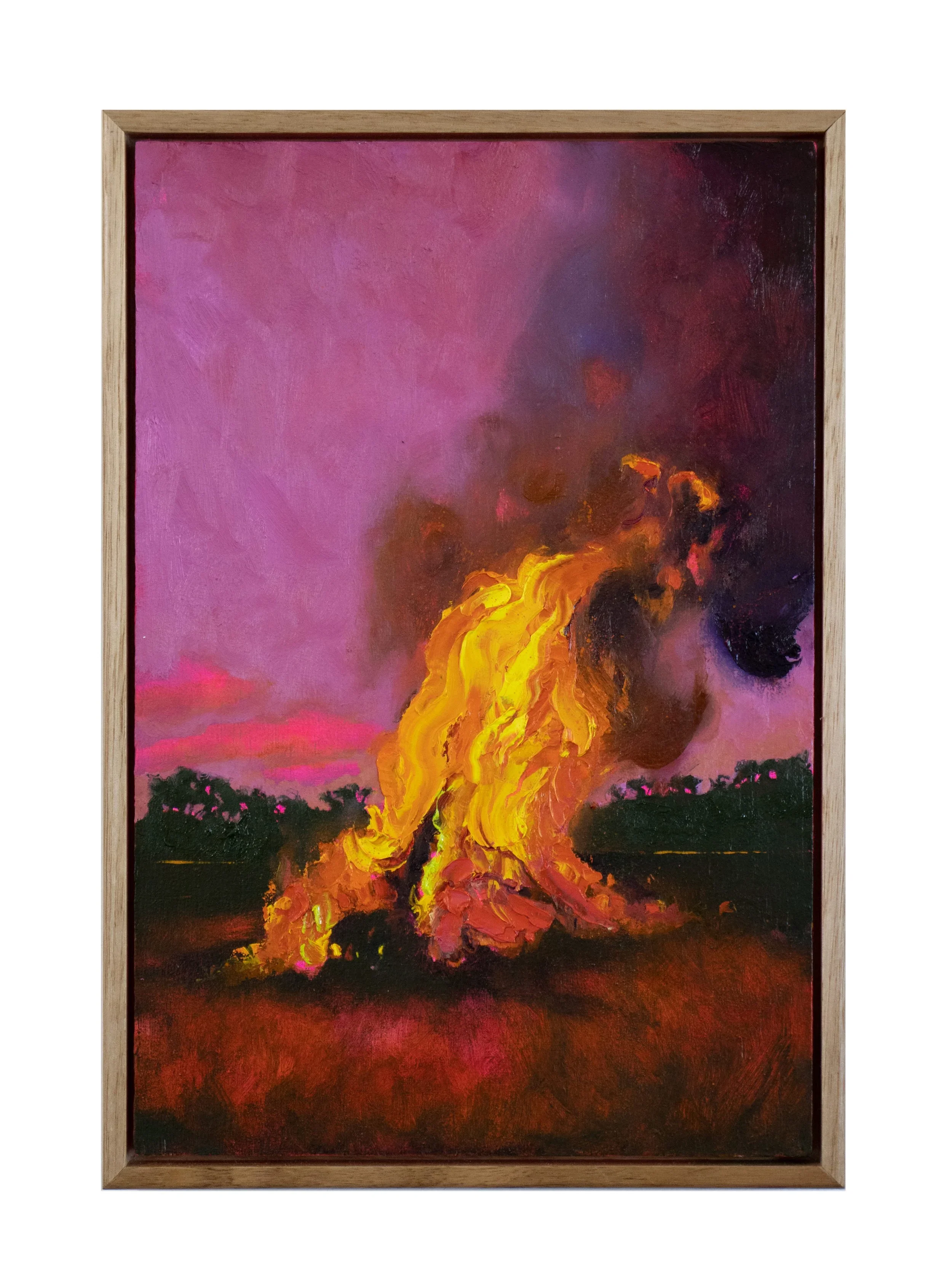 Deepdale III, 2021, oil on wood, 24 x 32cm
