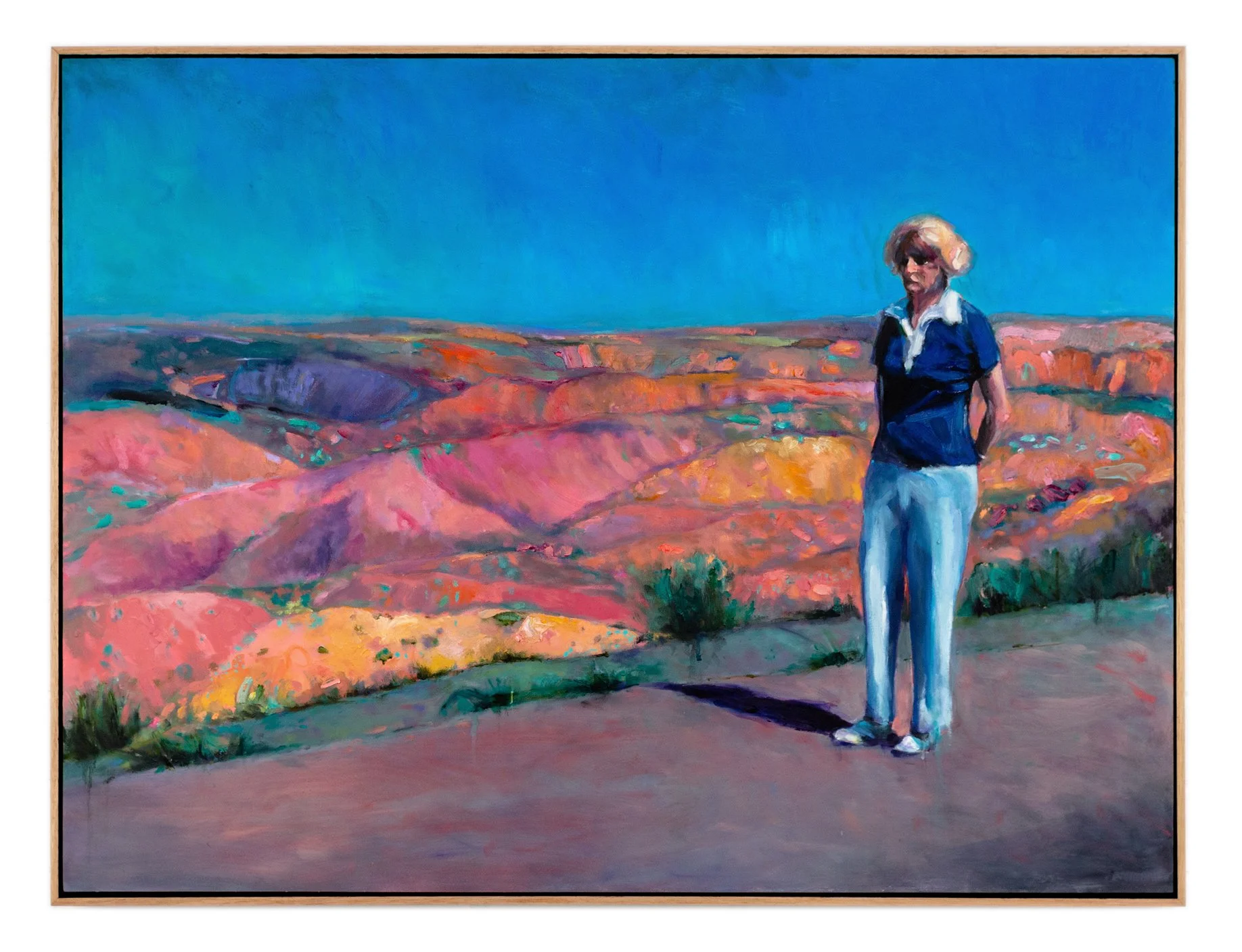 The Outlook, 2019, oil on Wood, 78 x 104 cm