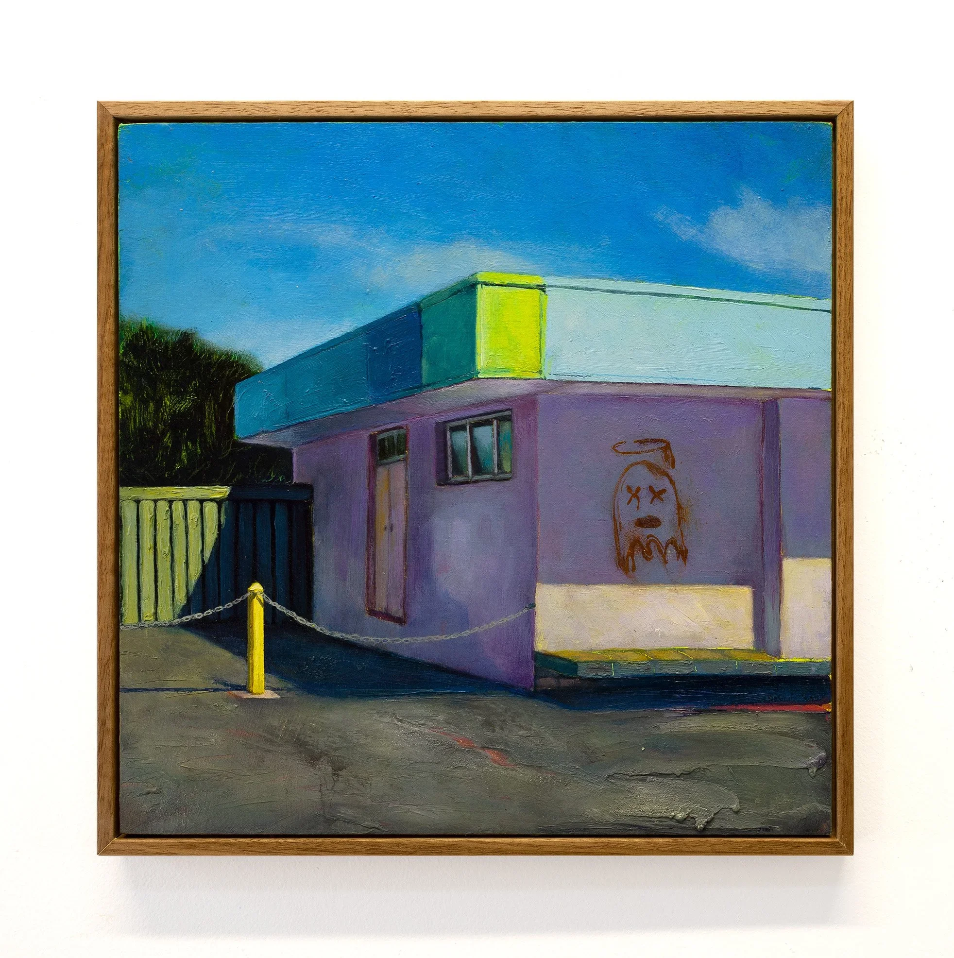 Bracks, 2024, oil on wood, 31 x 31cm