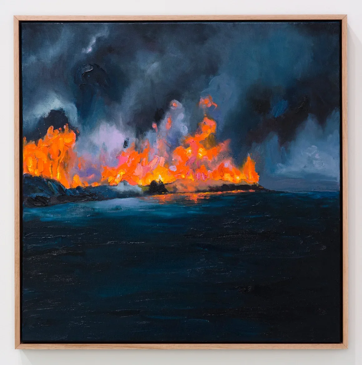 Signs of Life, 2017, oil on canvas, 53 x 53cm