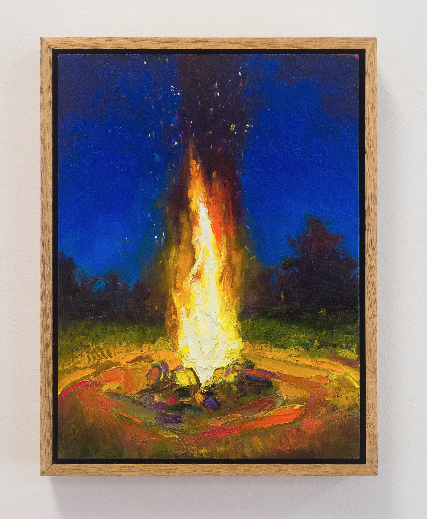 Deepdale, 2020, oil on wood, 29 x 22cm