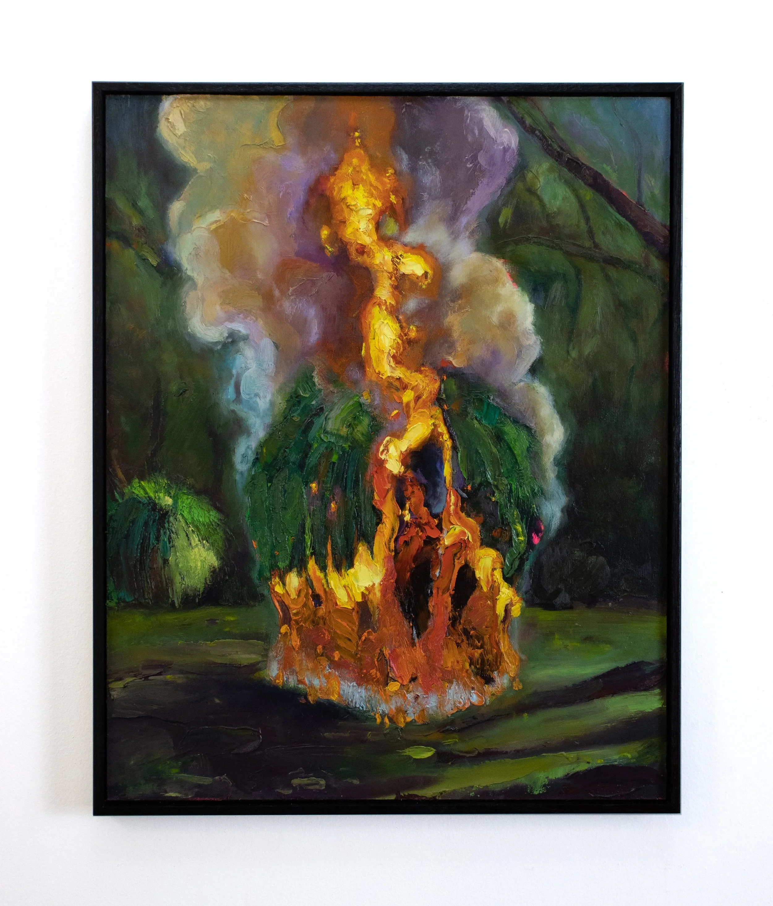 How The West Was Won, 2021, oil on wood, 40 x 50cm