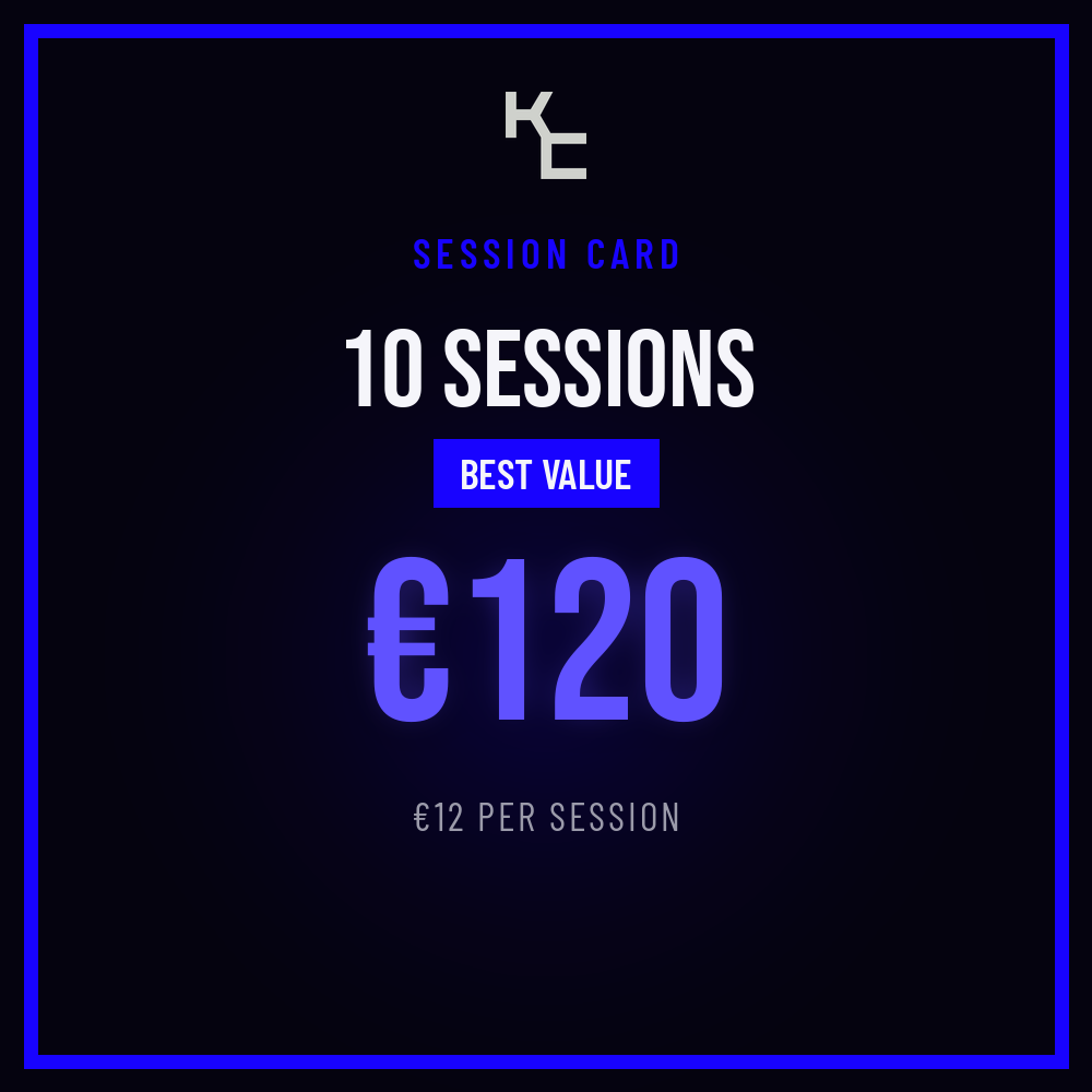 10 Sessions Card
