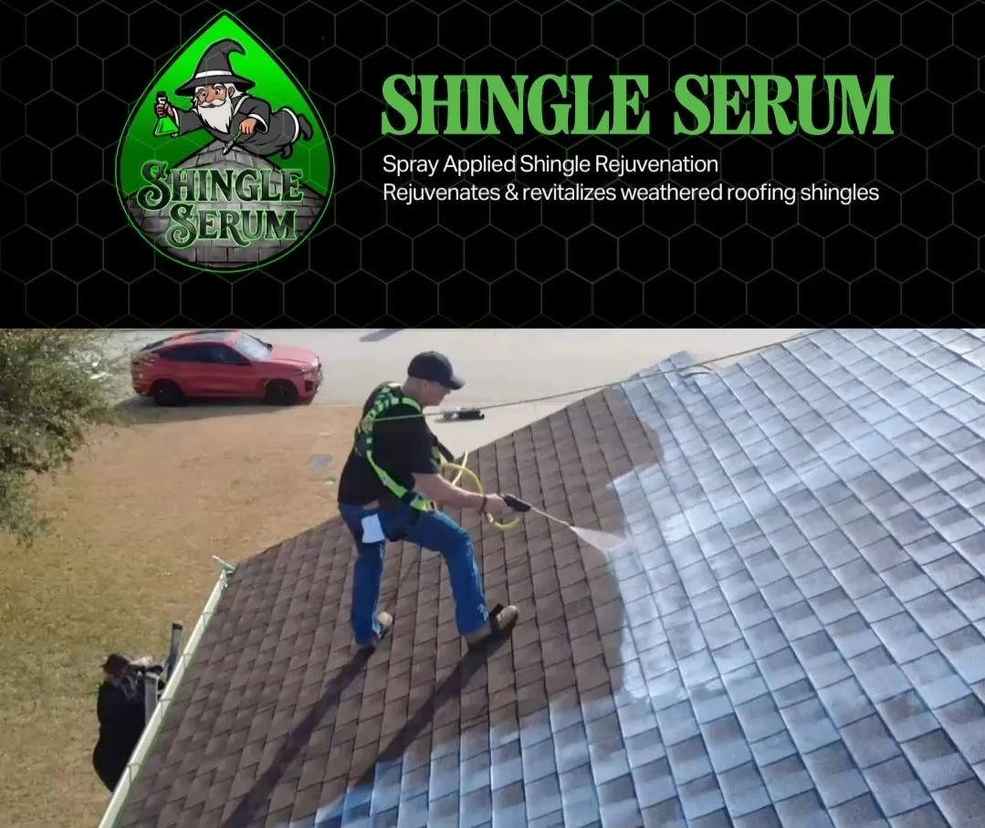 Shingle serum on roof in Honolulu, roof regeneration aiea