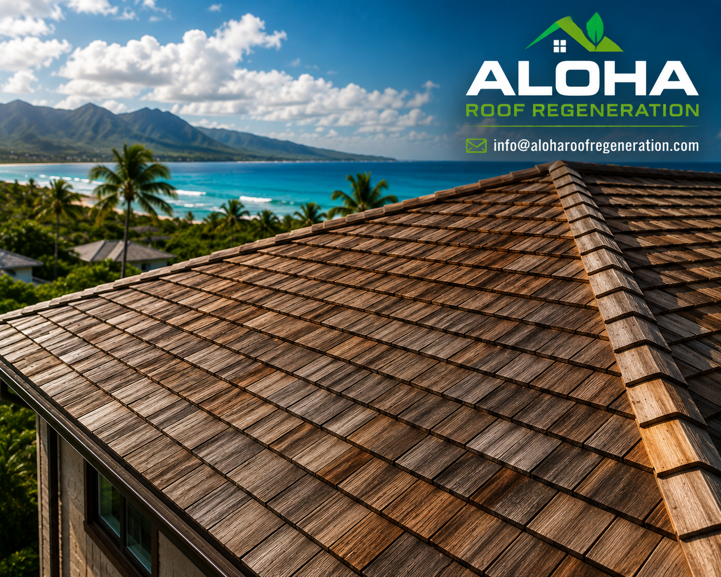 affordable roof restoration Hawaii, residential roof rejuvenation, roof sealing service Hawaii, extend asphalt roof life
