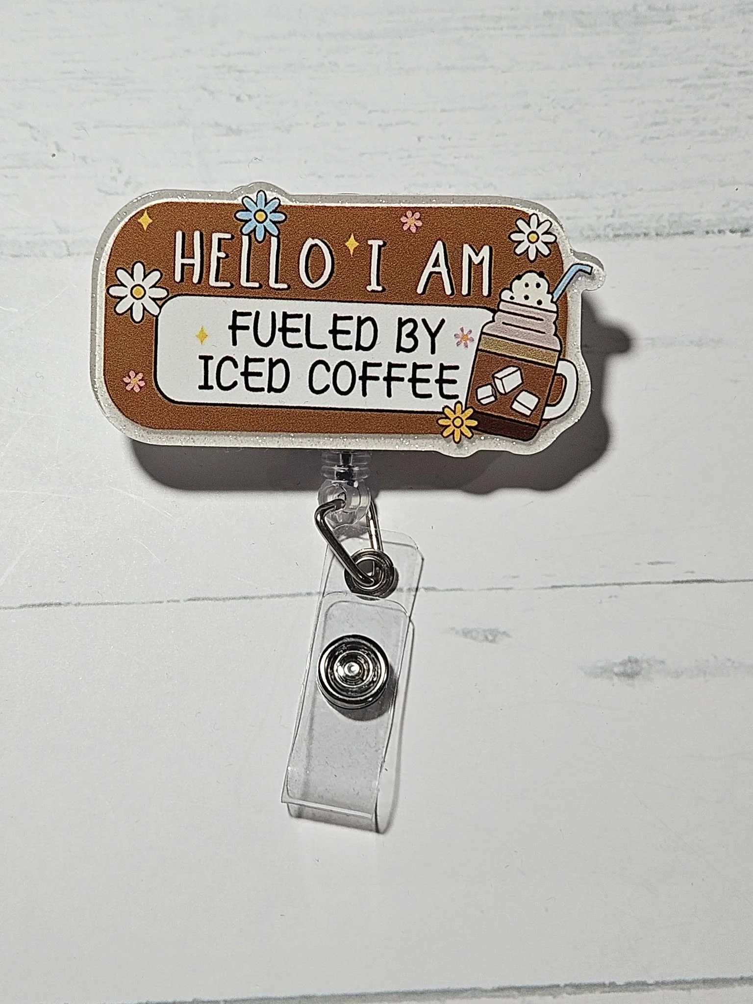 RETRACTABLE ID HOLDERS - FUELED BY ICED COFFEE