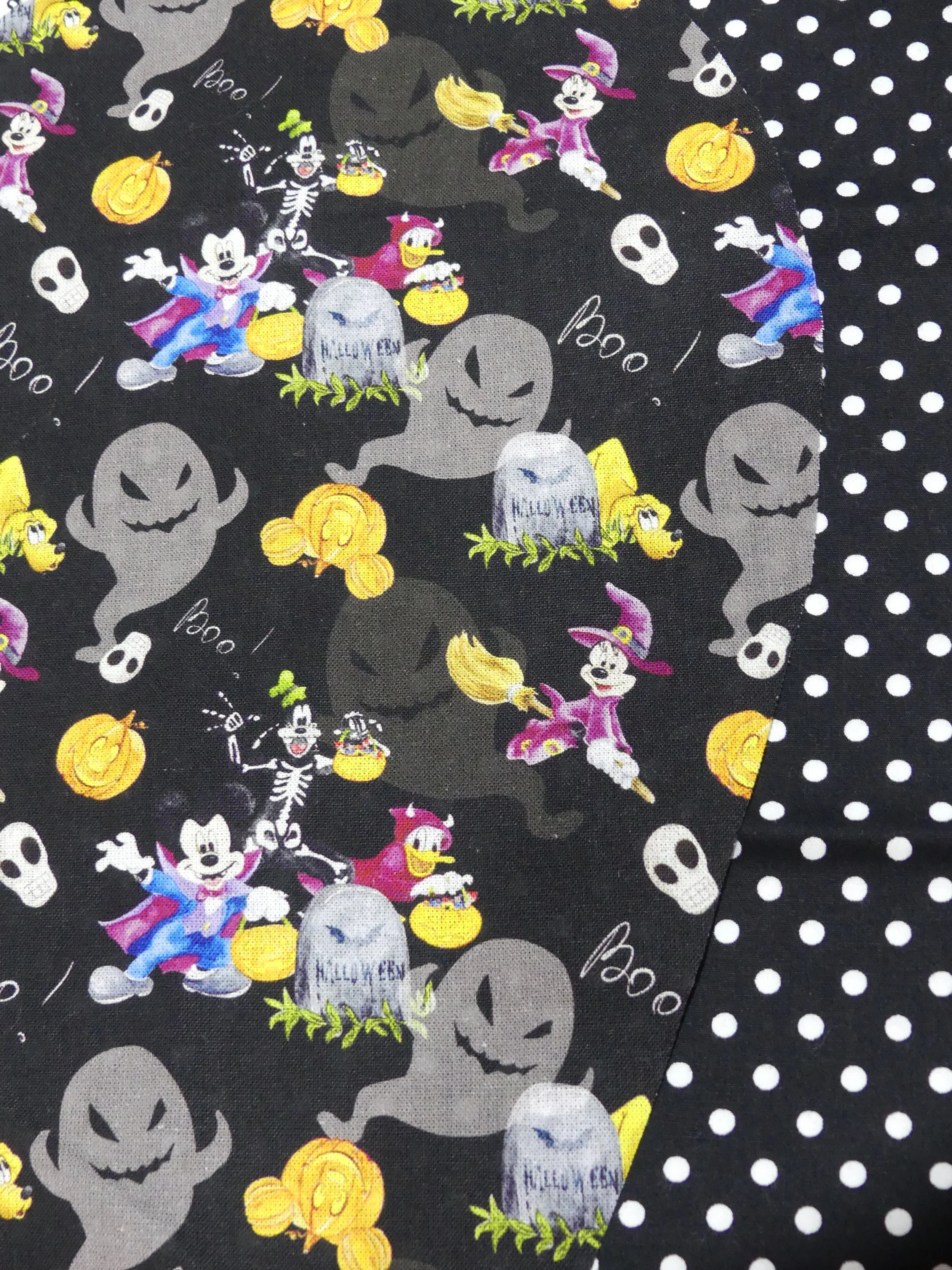 Scrub Cap - Disney Halloween Ghosts - Black Spot